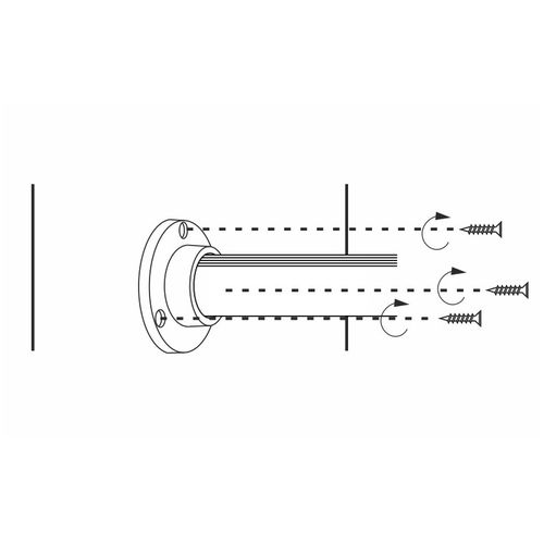 LED profilio RELING tvirtinimo elementų komplektas OP2-UCH-REL-SZ-01W 5900652143207