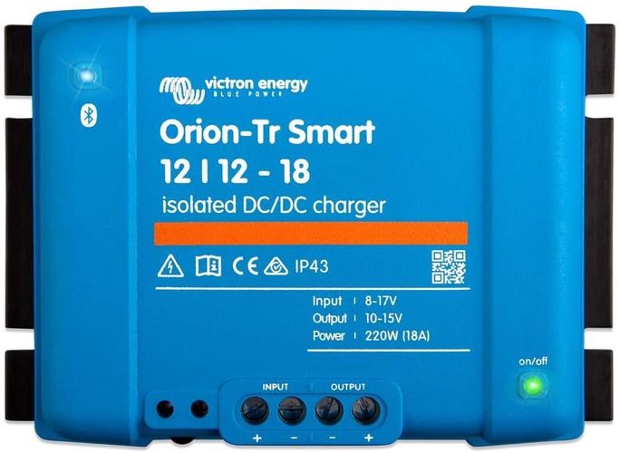 Orion-Tr Smart DC-DC зарядное устройство с гальванической развязкой Orion-Tr Smart 12 / 12-18A (220W) Изолированное DC-DC зарядное устройство ORI121222120 8719076046066