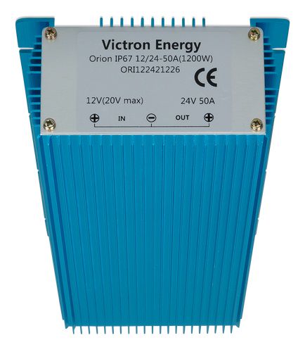 Įtampos keitiklis DC/DC 12V:24V 50A (1200W) Orion, galvaniškai ne izoliuotas, IP67, Victron energy ORI122421226 8719076048534