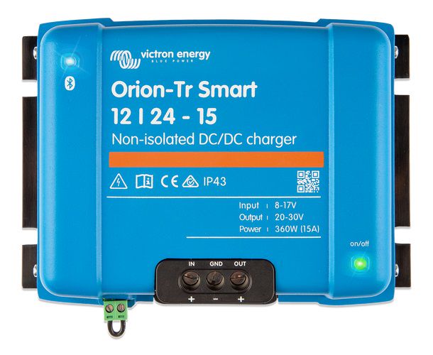 Orion-Tr Smart DC-DC charger Non isolated Orion-Tr Smart 12/24-15A (360W) Non-isolated DC-DC charger ORI122436140 8719076048961