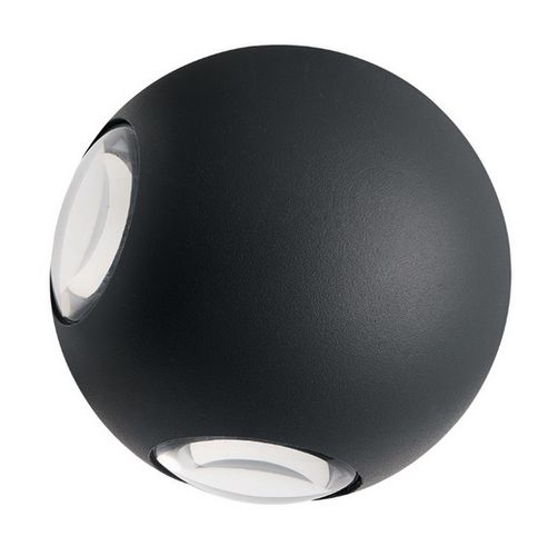 Outdoor wall mounted luminaire FALENA-3, 9W, 450lm, 4000K, IP54, dark grey, ORO ORO10044 5902533197200