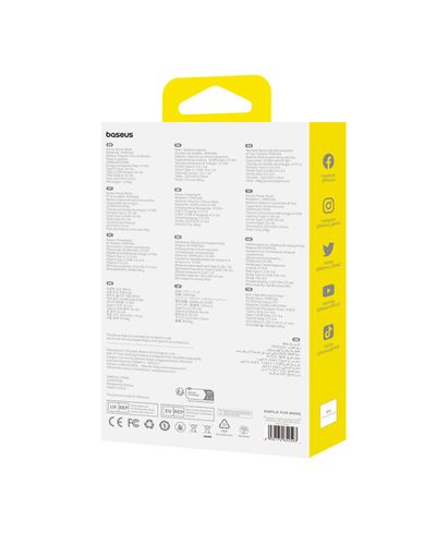 LiPo išorinis akumuliatorius (PowerBank) 10000mAh 15W USB + USB-C Airpow Lite juodas BASEUS P10067500123-00 6932172652593