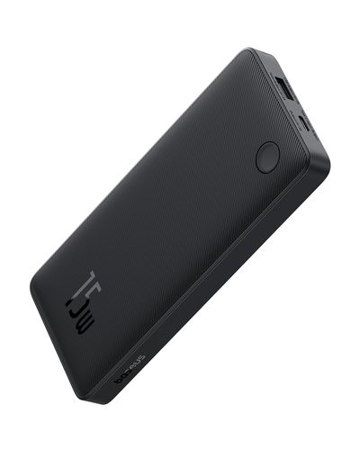 LiPo išorinis akumuliatorius (PowerBank) 10000mAh 15W USB + USB-C Airpow Lite juodas BASEUS P10067500123-00 6932172652593