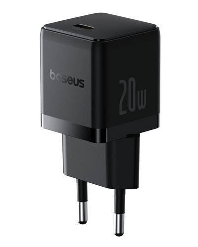 Wall Fast Charger Palm 20W USB-C QC3.0 PD3.0 with USB-C Cable 1m, Black P10111602113-01 6932172677411