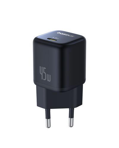 Sieninis įkroviklis PicoGo GaN 45W USB-C QC PD, juodas P10176800123-00 6932172678364