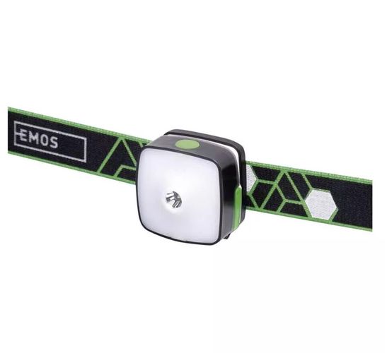 Žibintuvėlis ant galvos, 110/55lm įkraunamas Micro USB, 850mAh, EMOS P3535