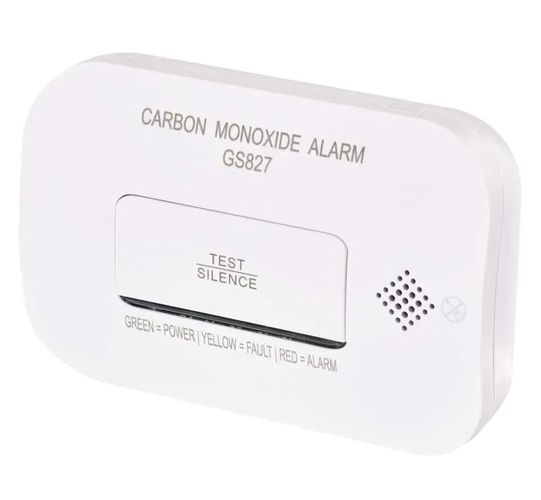 Carbon monoxide CO detector with optical-acoustic alarm P56402