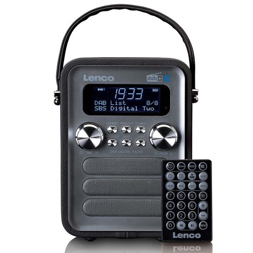 Portable DAB+ FM Radio with Bluetooth® and AUX-input, rechargeable battery Black PDR-051BKSI 8711902069102