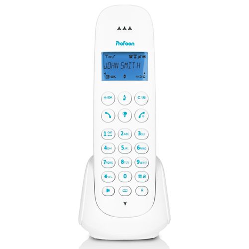 Cordless telephone with 1 handset Blue PDX300BW 8712412592685