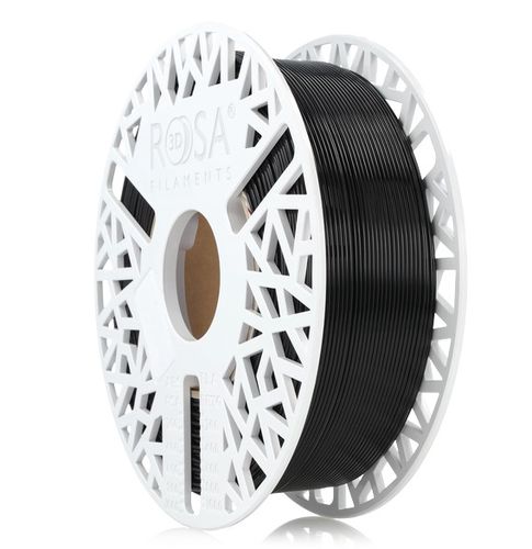 3D plastikas PET-G juodas 1.75mm 1kg Rosa3D PETG-BLAC-175-1-ROS 5907753131980