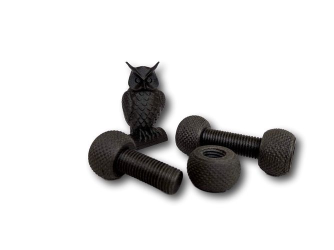 3D plastikas PET-G+CF (anglies pluoštu) juodas 1.75mm 0.5kg Rosa3D PETG+CF-175-05-ROS 5907753130051
