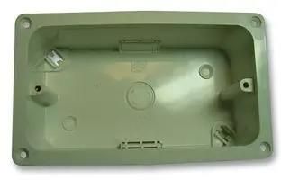 FLANGE BOX, 2GANG, 45MM, FLUSH MOUNT K2062WHI