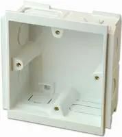 MOUNTING BOX, 1GANG, 35MM DEEP, WHITE VTS/6035 WHI