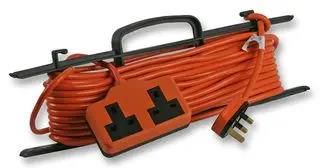EXTENSION LEAD, 2 GANG, HEAVY DUTY, 15M H0139-15M