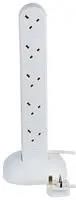 POWER OUTLET STRIP, 10 OUTLET, 2M, 250V 2810