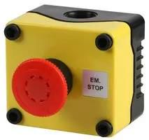 E-STOP SWITCH, SPST, 3A, 240, IP66/PANEL 1DE.01.01AB-POS