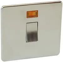 20A DP SWITCH AND NEON FLAT PL 7011/3SC
