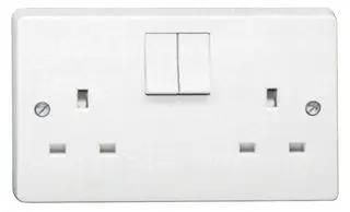 13A 2G SP SWITCHED SOCKET WHITE (PK50) SF4306BULK