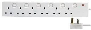 EXTENSION LEAD 6 GANG IND SW 10M 1268 (1N) 10M