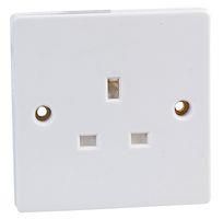 UNSWITCHED SOCKET, 1-GANG, 13A, 240V 9143