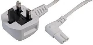 MAINS POWER CORDS HTP-HC8RAWHT1M