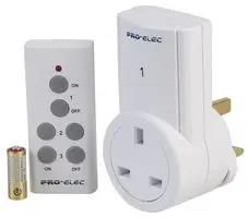 13A SOCKET, REMOTE CONTROLLED, 1 PACK PEL00550