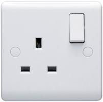 CASA 1G 13A DP SWITCHED SOCKET D1300/DNR