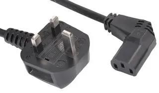 LEAD UK PLUG TO RA IEC 3M PELB1184