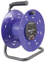 CABLE REEL DRUM, 4GANG, 50M L, PLASTIC PEL00901