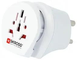 TRAVEL ADAPTER, COMBO WORLD-IND, 5A/250V 1.500215-E