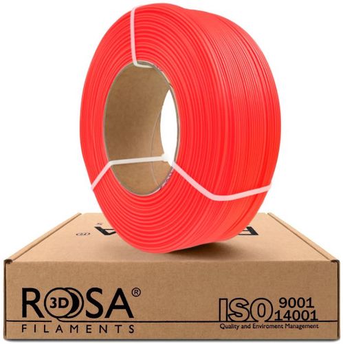 3D plastikas PLA neoninė oranžinė 1.75mm 1kg refill pakuotė Rosa3D PLA-neORA-175-1R-ROS