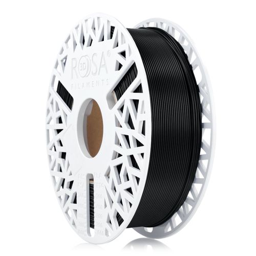 3D plastikas PLA juodas 1.75mm 1kg Rosa3D PLA-BLACK-175-1-ROS 5907753130952