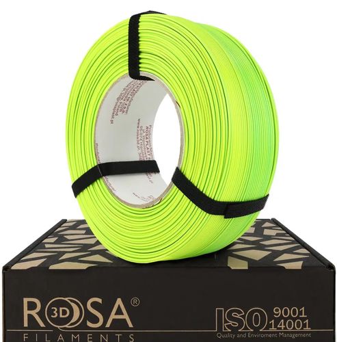3D plastikas PLA dvipusė Neon Mojito (neoninė geltona + žalia) 1kg refill pakuotė Rosa3D PLA-MagNeoMoji-1R-R 5907753137760