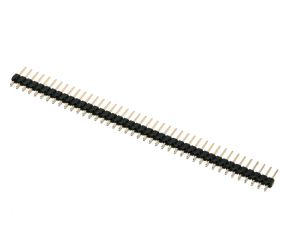 Kontaktų - kištukų juosta 40kont. 2.54mm tiesi RoHS PL/MO-40S-M