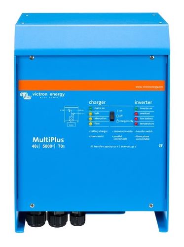 Inverter - charger MultiPlus 48/5000/70-100 230V VE.Bus, pure sine wave, Victron Energy PMP485021010 8719076024088