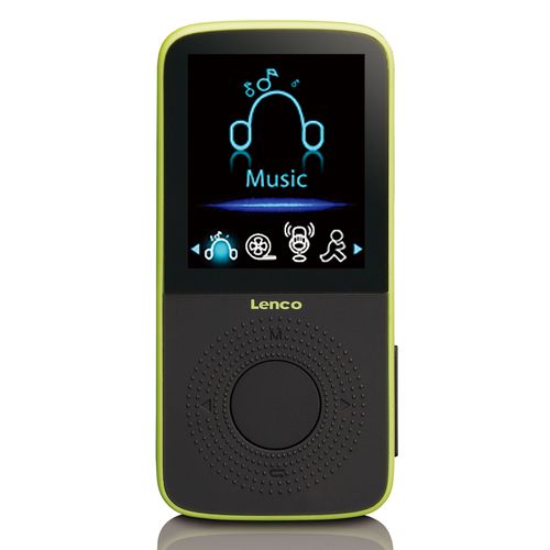 Sport MP3/4 Player with Pedometer, Sport Earbuds and Sport Armband Lime PODO-153LM 8711902034551