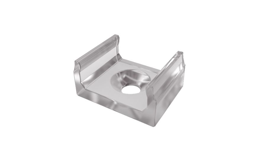 Tvirtinimas paviršiniam LED profiliui LUMINES A, skaidrus PROF-A-HOLDER-T 5901854770239