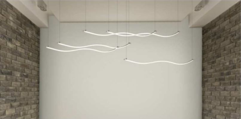 Profilis aliuminis anoduotas LED juostoms, lenkiamas, ARC12, 1m, TOPMET PROF-ARC12-1Ms
