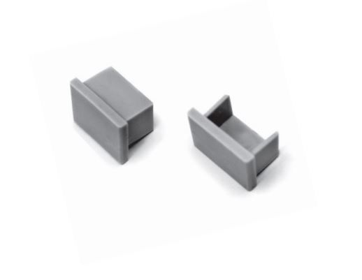Aklė paviršiniam profiliui SURFACE MAX, 1vnt PROF-SURMAX-ENDCAP