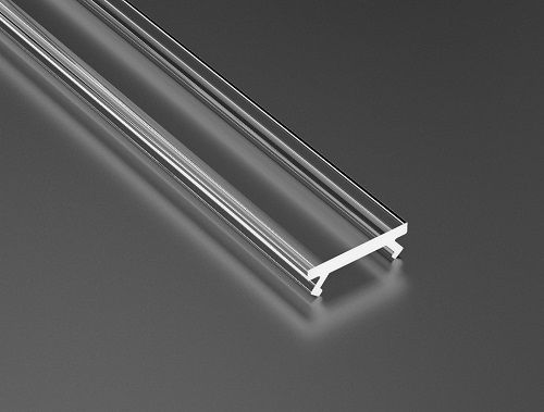 Dangtelis PMMA skaidrus profiliams LUMINES SLIM X 2.02m PROF-SLIM-TRANS2
