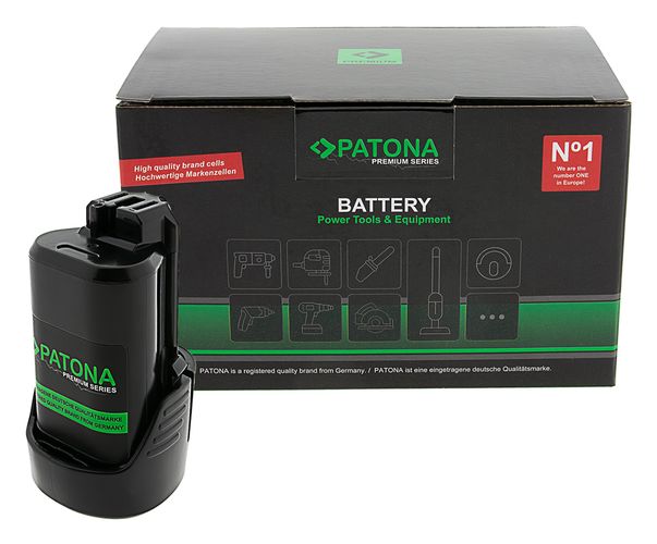 Battery Li-Ion 12V 3Ah for Bosch BAT411 2607336013 2607336014 2607336027 PATONA PT6158 4055655257275