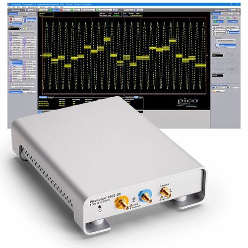 Osciloskopas PicoScope 9402-16 16 GHz, 2 kanalai, 12 bitų raiška, 1 TS/s,  "clock recovery", Pico Technology PQ214 799000000062