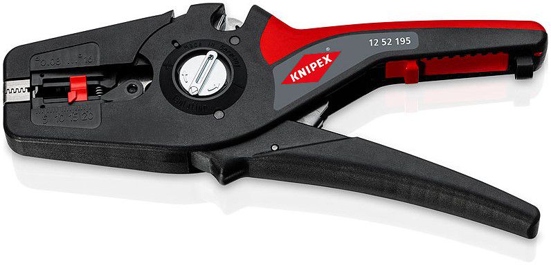 Profesionalios nužievinimo replės PreciStrip16 0.08 - 16mm², 12 52 195 KNIPEX KNIP/1252195 4003773085829