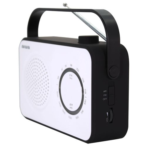 Radijo imtuvas FM/AM su 3.5mm lizdu, baltas R-190BW 8435256896855