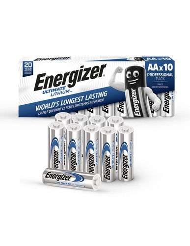 Ličio baterija FR6 (AA) 1.5V 3100mAh ENERGIZER L91 (10vnt pakuotėje) R6/FR6/ENEG-L91/10 7638900343526