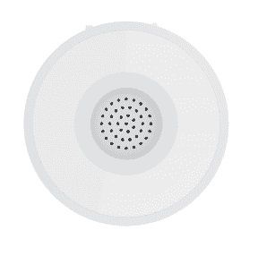 Išmanioji ZigBee TUYA bevielė patalpos sirena, ≥85dB, 5V DC su įkraunama baterija, balta, WOOX R7051 8435606701105