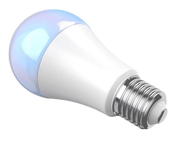 Lemputė LED E27, 230V, 10W, 806lm, 2700K - 6500K, CCT, RGB, išmanioji Wi-Fi, valdoma programėle, TUYA, WOOX R9074