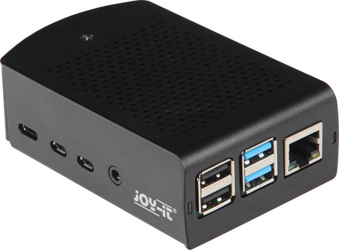Joy-iT Aluminium case VESA for Raspberry Pi 4B RB-AlucaseP4+06