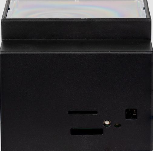 Korpusas montuojamas ant DIN bėgelio skirtas Raspberry Pi 5 (RPI5) juodas JOY-IT RB-CaseP5-07B