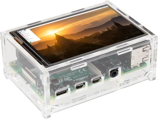 Joy-iT acrylic case for 3.2 and 3.5 TFT display RB-TFT3.2-case 4250236812328